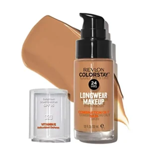 Base líquida Revlon, maquillaje ColorStay para rostro