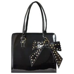 Bolsa Charol Negro Elegante