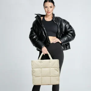 Bolso Hobo de plumón para mujer
