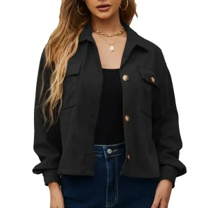 Chaqueta de manga larga para mujer