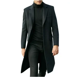 Gabardina Hombres Abrigos de Invierno
