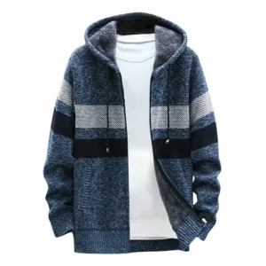 Hombres Casual Patchwork Manga larga Tejido con capucha