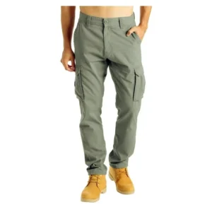 Hombres Sólido Casual Botón Cremallera
