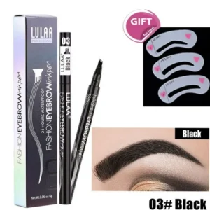 Lápiz de cejas de cuatro puntas de 5 colores