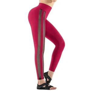 Leggings de yoga de malla Pantalones de yoga de mujer