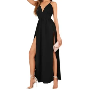 Maxi Vestido Elegante de Fiesta Sexi Dama