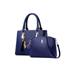 Set 2 Bolsas Mujer Bandolera Cartera Moda Casual Crossbody azul