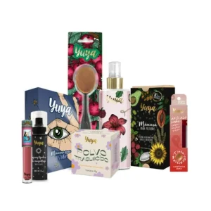 Yuya Set Completo de maquillaje para labios, pestañas, rostro y cuerpo