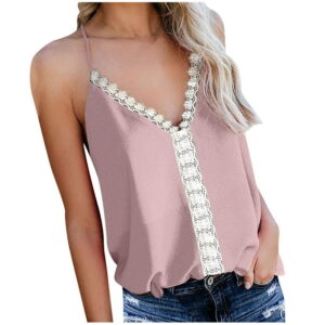 Camisetas holgadas con cuello en V